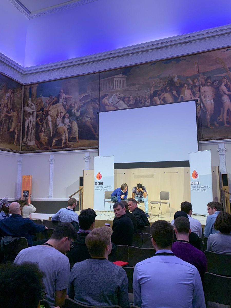 BBCMediaTechSoc's tweet image. Getting ready for our next ML Fireside chat with @RosieCampbell @erocdrahs
and @catherinembrie1 at the beautiful @theRSAorg - we&apos;ll be live tweeting throughout the event.
