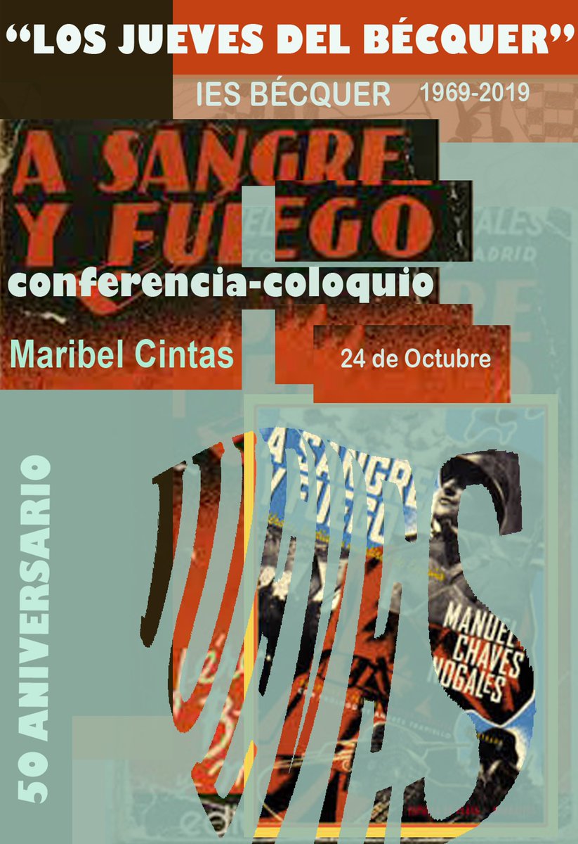 POR FIN TENEMOS CARTEL❗️❗️ 
Aquí os dejamos el cartel para el evento de mañana.
Os recordamos que el acto tendrá lugar en el teatro a partir de las 19:30.
Os esperamos a todos!! 🙌😄 #LosJuevesDelBécquer