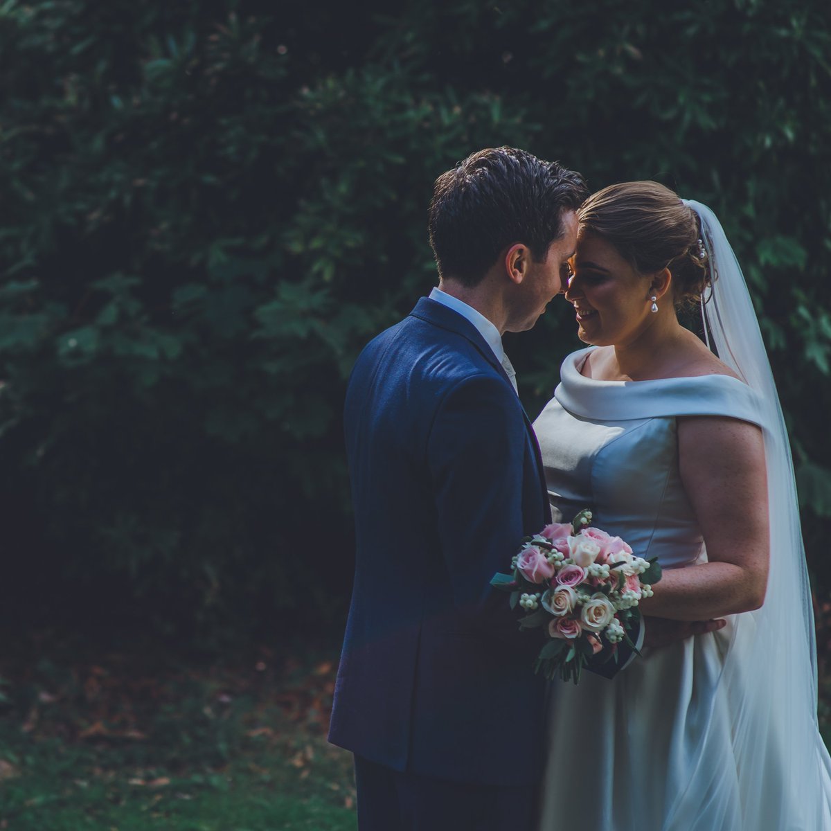 A little moment from Steph + David's wedding at Dunbrody House.