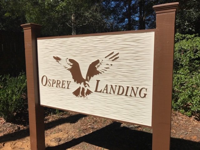 IdentitySigns1's tweet image. New routed sign completed &amp;amp; installed for Osprey Landing