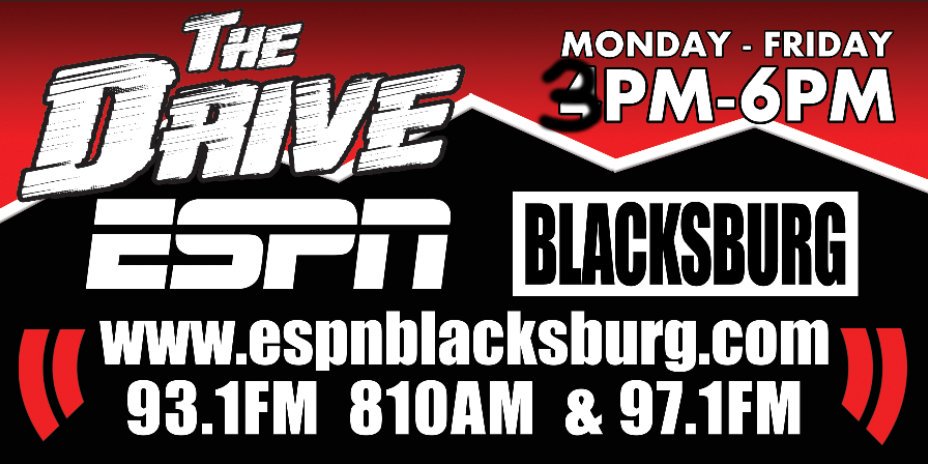 PaulVWags's tweet photo. Today on The Drive on @ESPNBlacksburg @dtblacksburg @Hokie_Haven @TheNascarSteve &amp; @Ryan4VT plus Traffic

#Hokies #ACCFootball #NFL #NBAGame1 #WorldSeries 

Plus your calls and texts at 866-961-1430

#ListenLocal https://t.co/SLAi9QXeE0