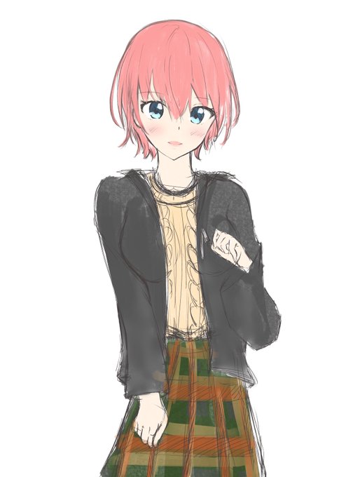 NasaさんがTwitterに投稿した中野一花(五等分の花嫁)のイラスト。