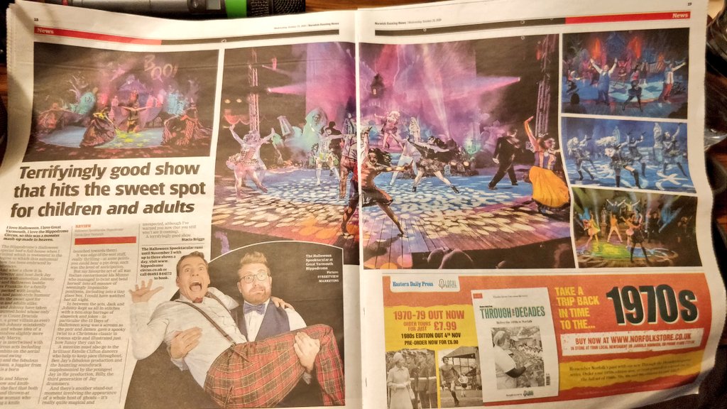 Wow 😍😍😍
Check out Stacia Briggs amazing review and 2 page spread of the Halloween Spooktacular,
in tonights <a href="/EveningNews/">Norwich Evening News</a> .