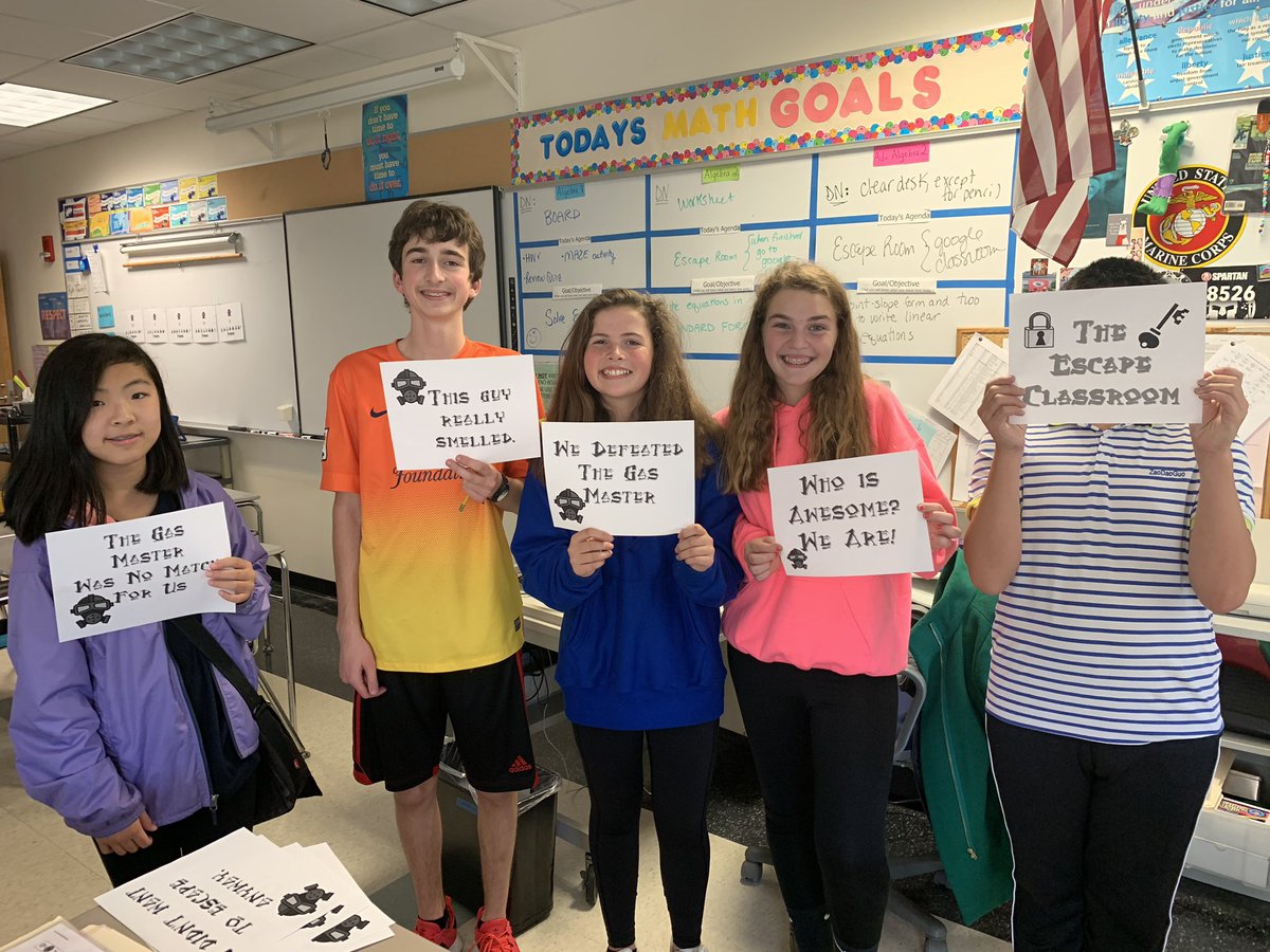 McCallMathClass's tweet image. Our first Escape the Classroom on functions...these kids are amazing!!