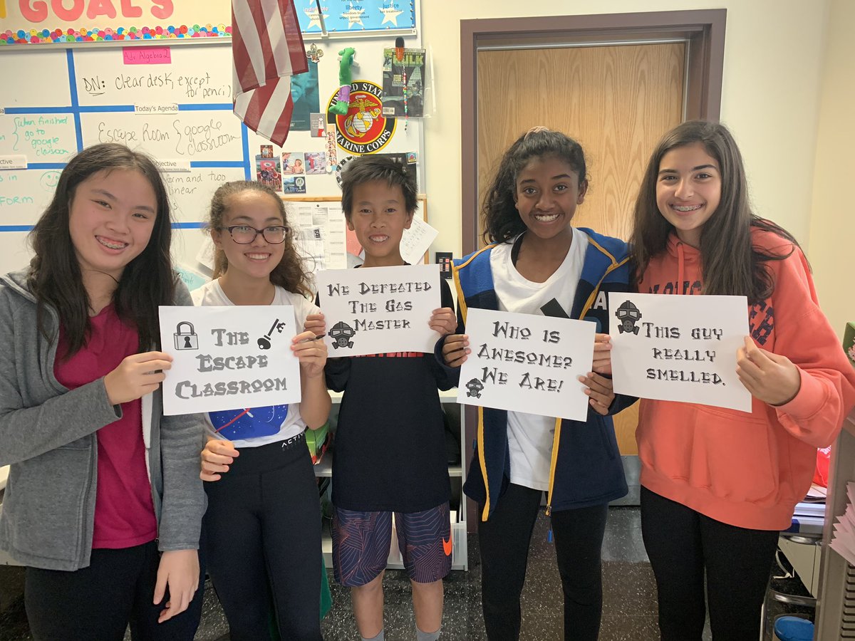 McCallMathClass's tweet image. Our first Escape the Classroom on functions...these kids are amazing!!