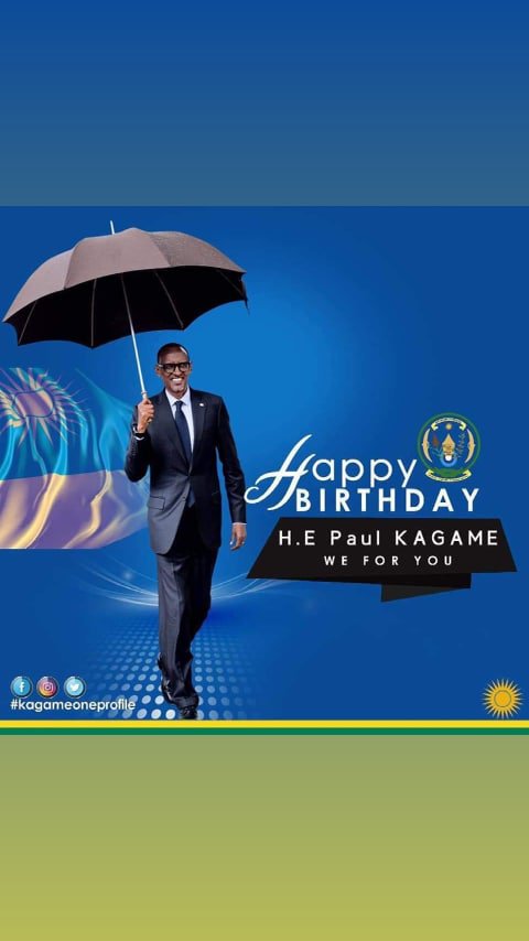Happy birthday H.E Paul kagame   