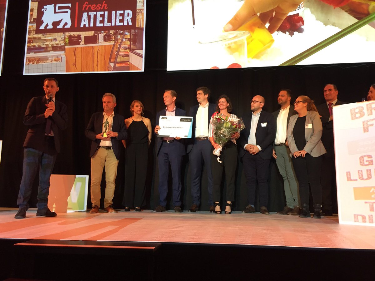 StefVanRompaey's tweet image. Proficiat #Delhaize #Freshatelier, winnaar van de #mercuriusprijs 2019! #retail #winkelconceptvanhetjaar #comeos