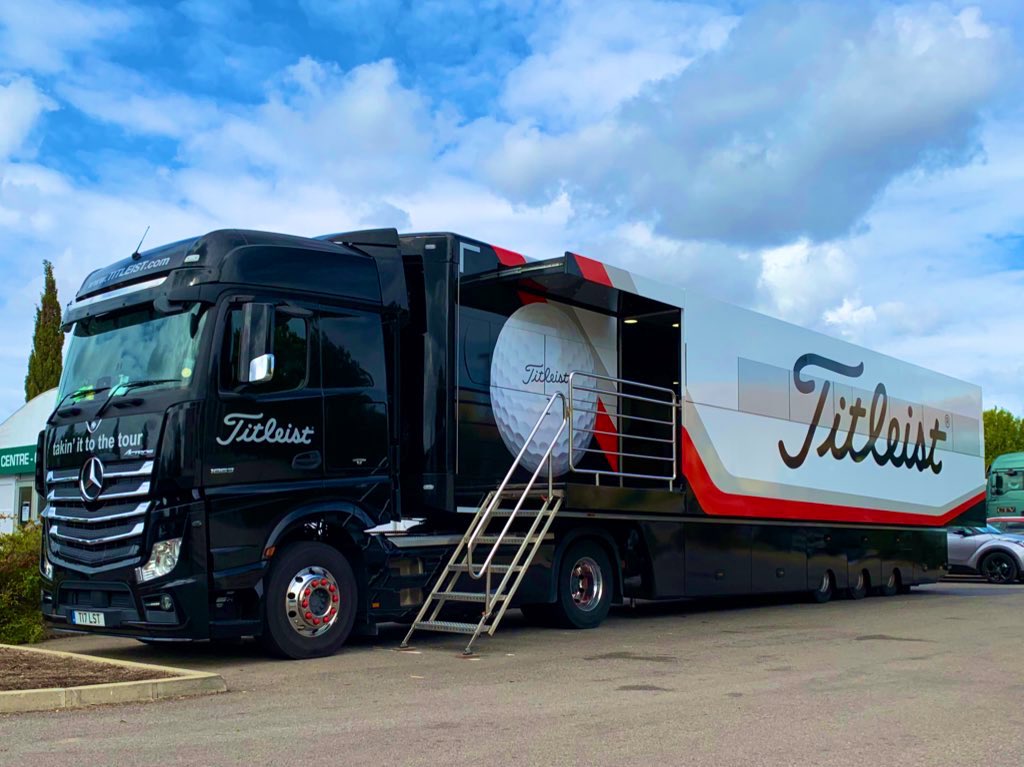 To the crew that make this rig operate, week in week out, on the European Tour a HUGE THANKS #TeamTitleist #titleist #ProV1 #TSProject #T100 #VokeyWedges #footjoy #scottycameron #FJ #ProvingIt #PureTitleist