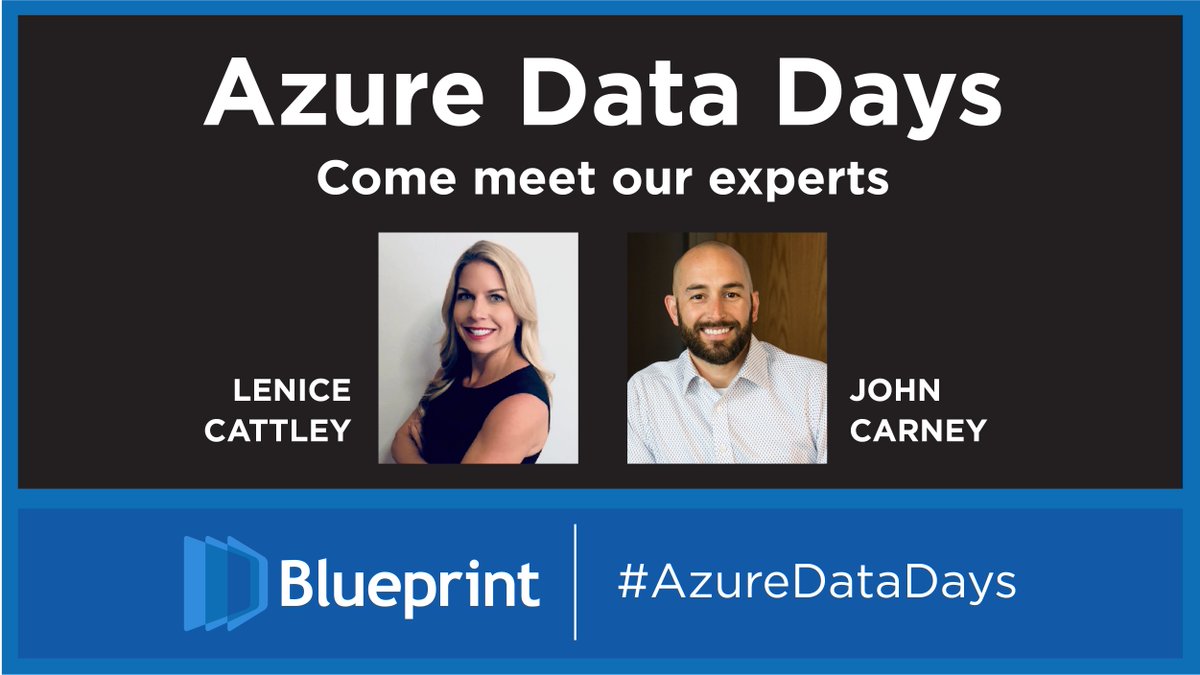 bpcs_tech's tweet image. Meet our #ModernData experts, Lenice &amp;amp; John, at @days_data tomorrow in Oklahoma City! #BPTech #Microsoft #Azure #Tech #Technology #Modern #AzureDataDays #AzureData