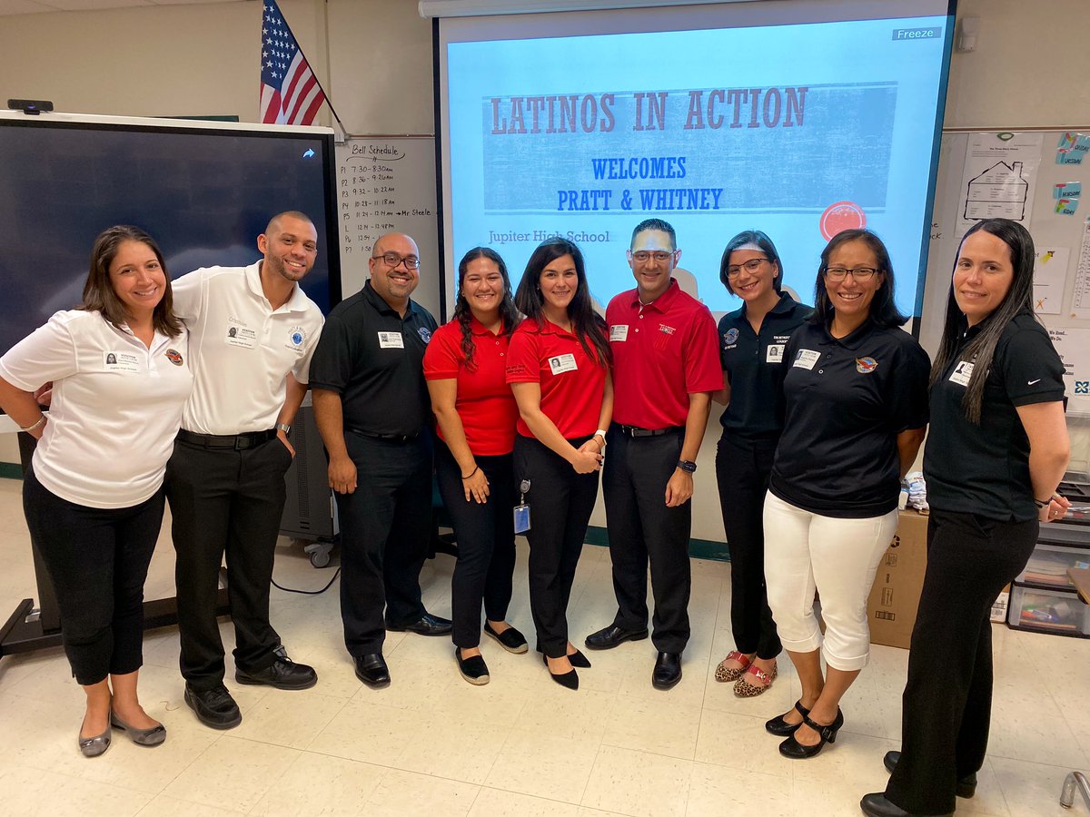 WPB Hispanic Leadership Forum @prattandwhitney once again reaching out to our #community as part of our mission to recruit #HispanicTalent @ Jupiter Community High School. @PWCareers 

#WeArePW #allin #diversityandinclusion