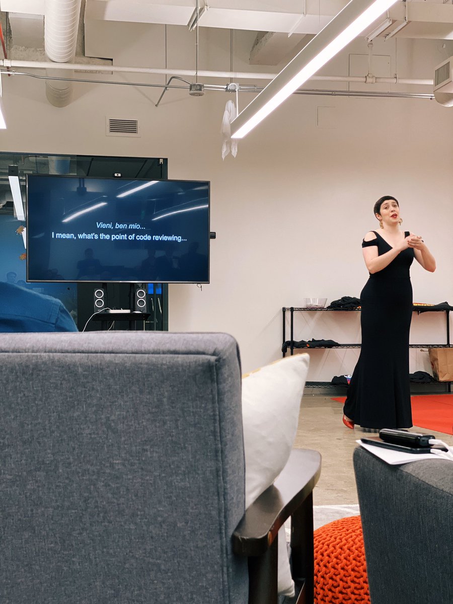 alexmr's tweet image. At @Sense_HQ when you ship an app, your PM might just throw you a launch party with professional opera singers performing arias about the trials and tribulations of a mobile launch. sensehq.com/careers