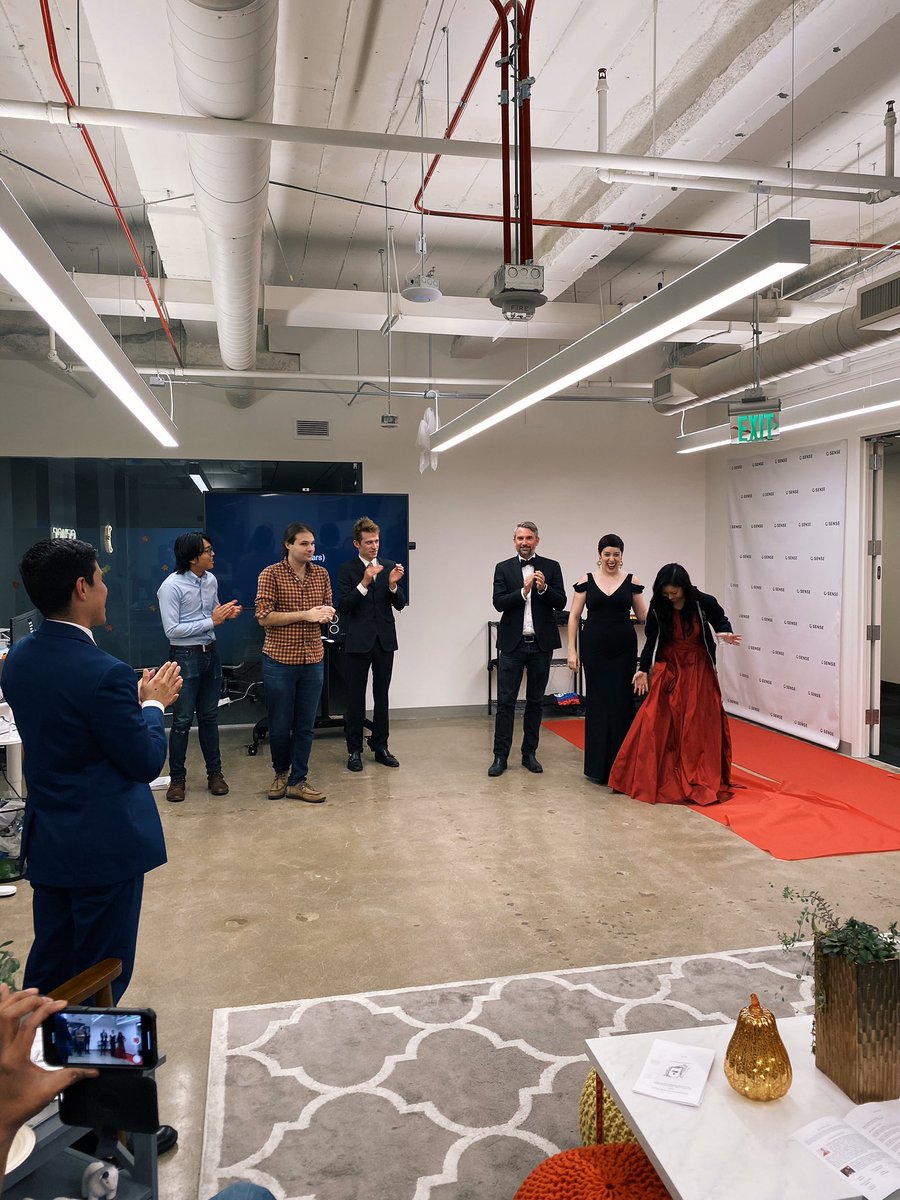 alexmr's tweet image. At @Sense_HQ when you ship an app, your PM might just throw you a launch party with professional opera singers performing arias about the trials and tribulations of a mobile launch. sensehq.com/careers