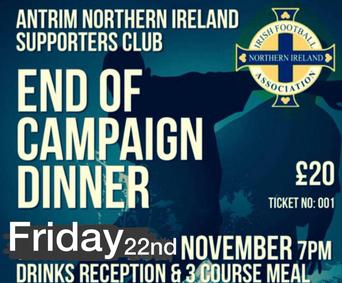 ANISC123's tweet photo. We will be hosting our Club dinner in the Top Of The Town this year on Friday 22nd  November last year was a huge success and I'm sure this year will be as good if not better #ANISC💚 https://t.co/kxmdC9iTbL