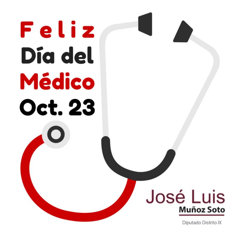 #DiadelMédico #FelizMiercoles 
Hoy me permito enviar un saludo y afectuosa felicitación a todos los que ejercen esta noble profesión y dedican su vida en velar por la de los demás. 
De igual manera a mis compañeros legisladores @hveras2010 <a href="/RafaelGarnicaDr/">Rafael Garnica</a> <a href="/TonoHernandezVe/">TonoHernandez</a>