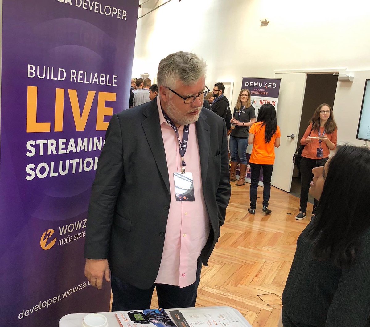 wowzadev's tweet image. If you’re in SF for @demuxed swing by and see us starting today! #dev #videoengineering #demuxed2019