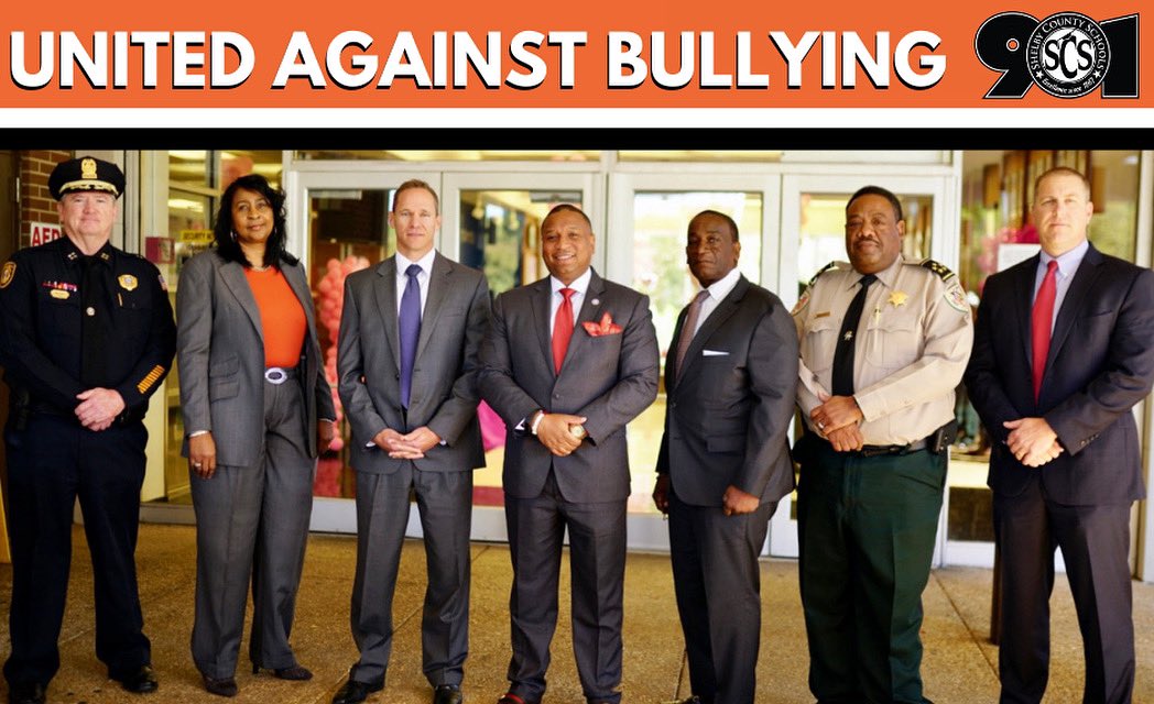 MSCSK12's tweet image. In honor of #nationalunityday, we are standing together with our schools, staff, local and national law enforcement, and the entire 901 community to show our commitment to a safe and disturbance-free learning environment. Bullying and threats will not be tolerated. #SCSis901 🧡