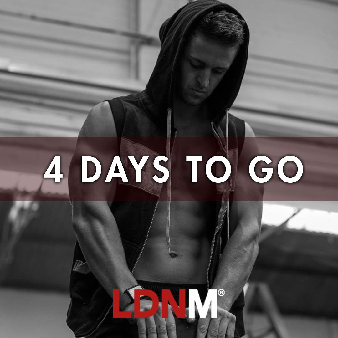 LDN_Muscle's tweet photo. 4 DAYS TO GO; Until YOU Can Build Muscle & Strength with THE BEST! π
On 27.10.2019, we Let the Gains Begin at https://t.co/hzSjdiYWSc πͺπΌ
#LDNMuscle #TeamLDNM #BuildMuscle #MuscleGain #Bulking #BulkingSeason https://t.co/o0MgyByFYV