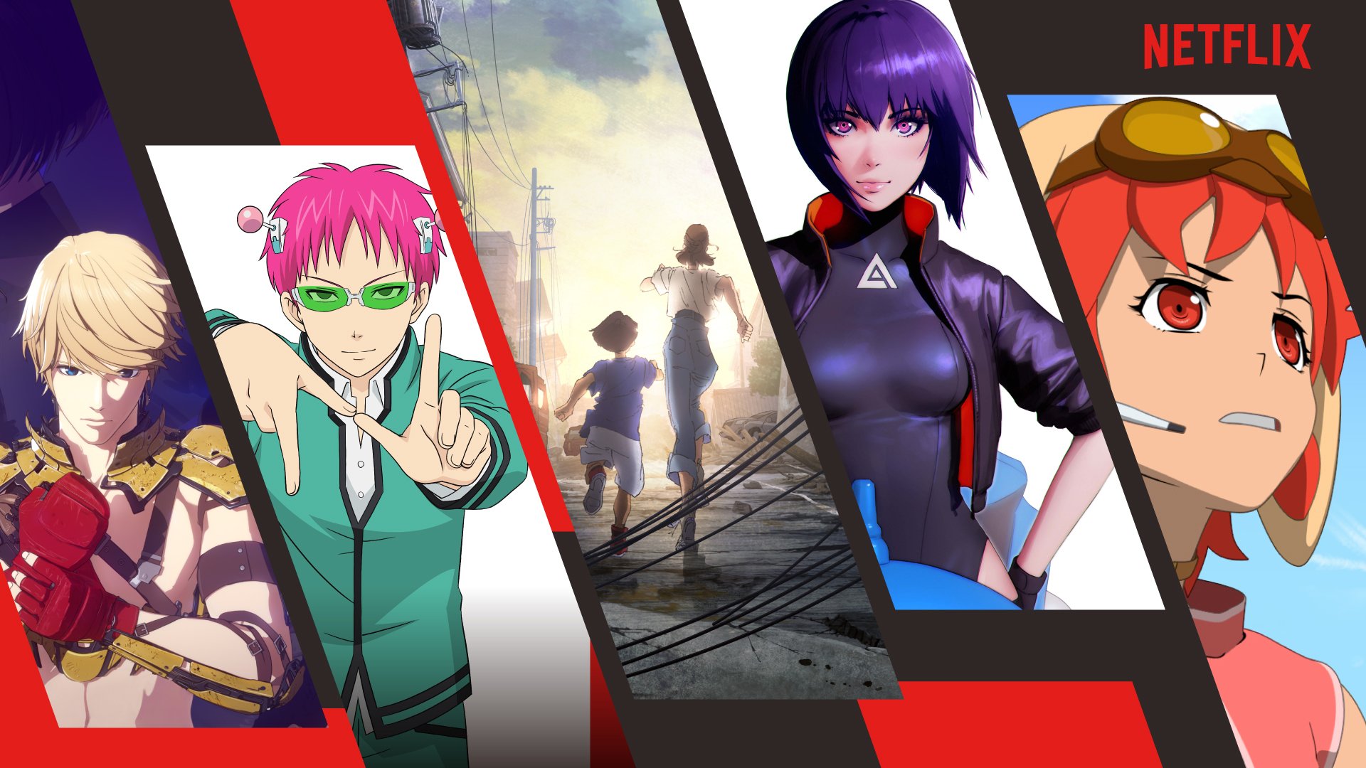 Levius, Saiki K: Reawakened, Japan Sinks: 2020, GitS, Eden, and more, only on...