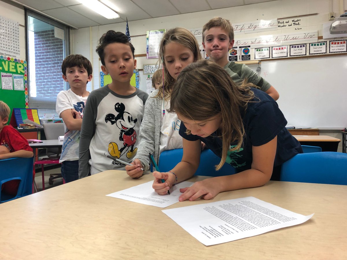 HES_Principal's tweet photo. A 3rd grader @HopewellES was uncomfortable with our Picture Day experience: there were gender-based poses, a big distinction between boys' neutral poses &amp; girls' "sassy" poses, and inaccurate gender inferences. Her class composed this letter to @Lifetouch.📸 #advocacy #equity https://t.co/qBNMI0WAuw