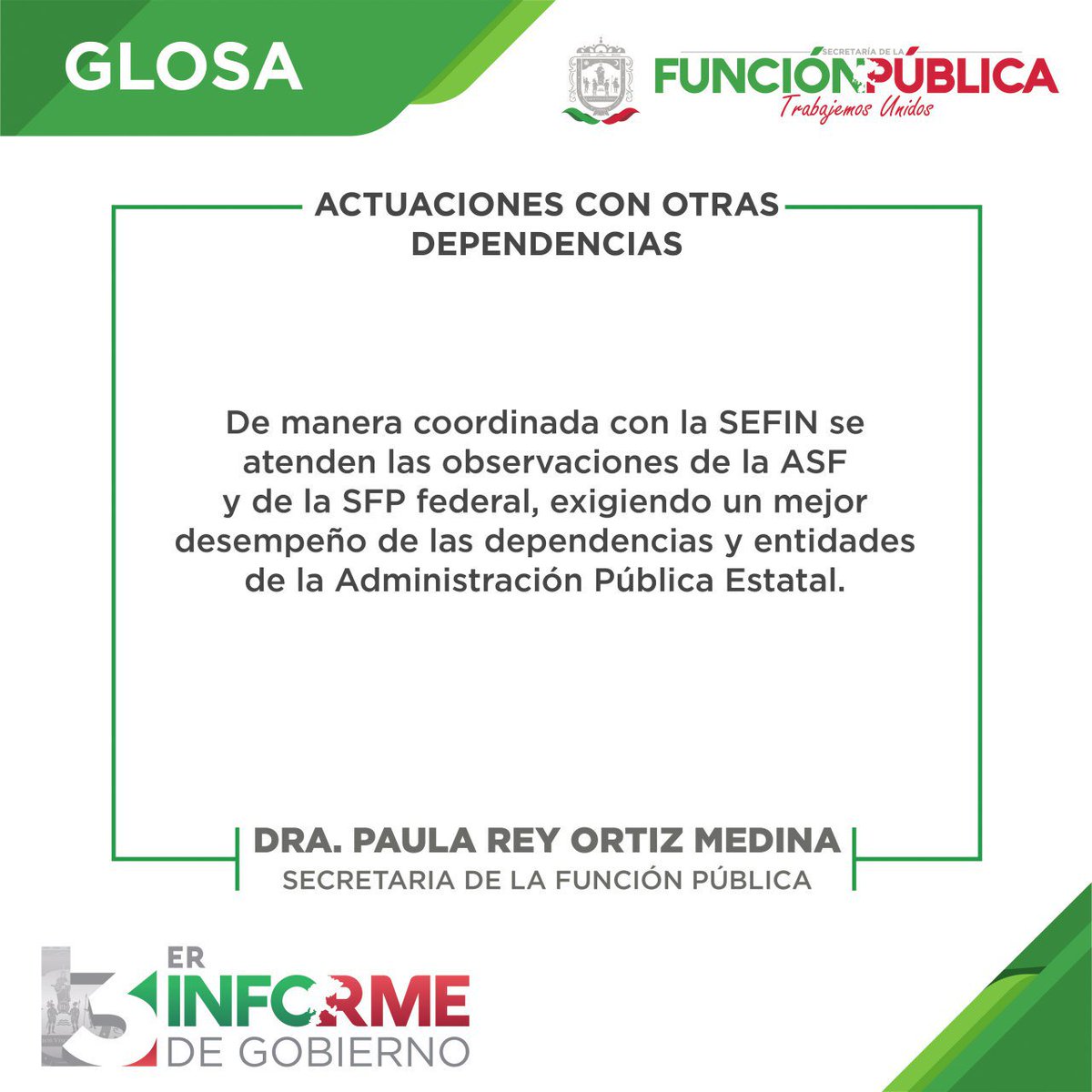 SFP_Zac's tweet photo. Glosa #3InformeTello https://t.co/bcCaNEnsiW