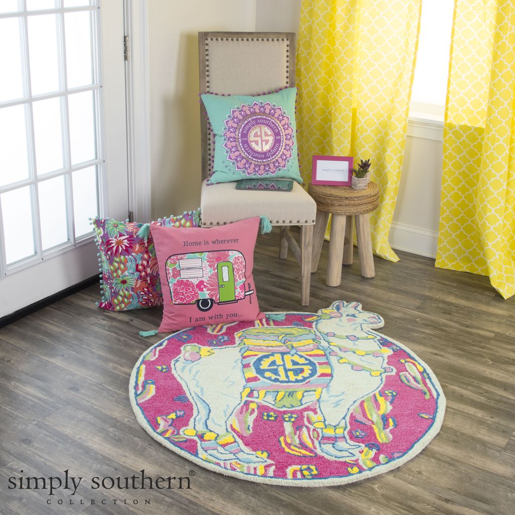 RizzyHome's tweet image. Apparently one of this year&apos;s trends was bohemian. We are in awe over this Simply Southern rug! #simplysouthern #hpm2019 #rizzyhome #ssrugs #highpointmarket2019