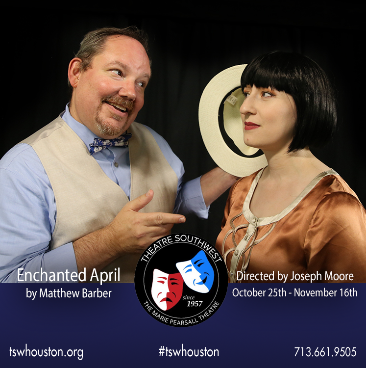 TSWHouston's tweet photo. You should make reservations to see Enchanted April this weekend. "I am told it's quite the thing!"
Performs: Fridays &amp; Saturdays at 8 p.m., Oct. 25th - Nov. 16th and a matinee at 3 p.m. on Nov. 3rd.
Reservations: https://t.co/rWDptcqROj
#tswhouston #theatre #onstage #houston https://t.co/uiwxSVLQPp