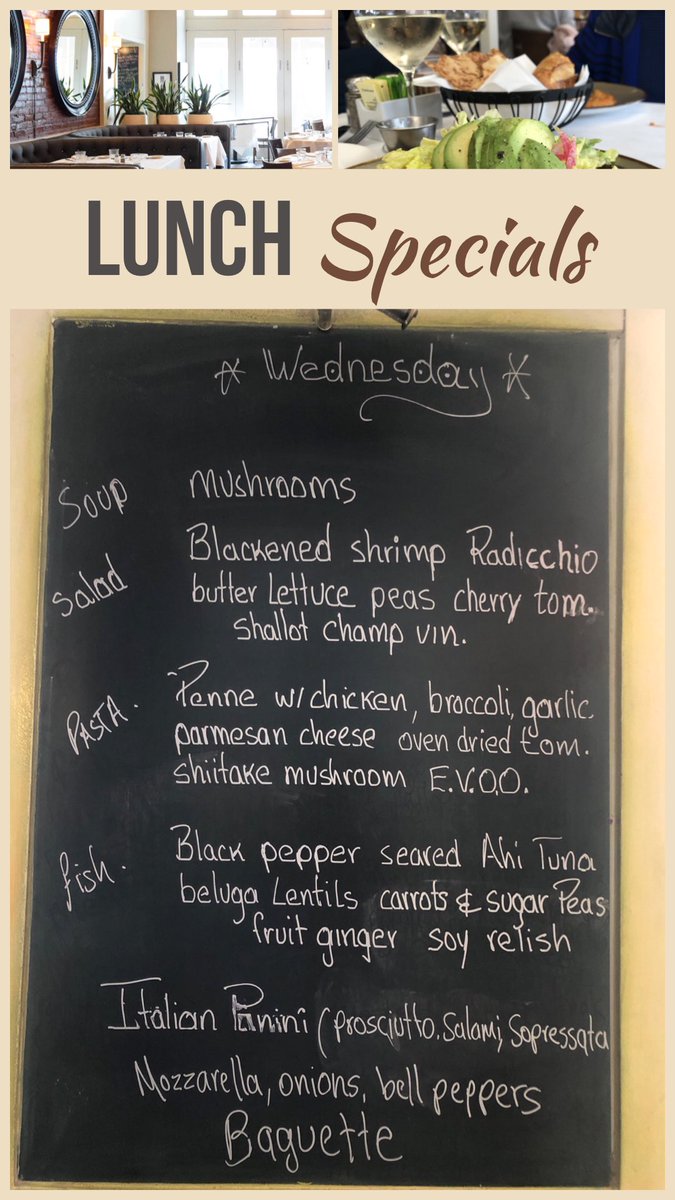 Lunch specials at Porta Via Beverly Hills today!

#BeverlyHills