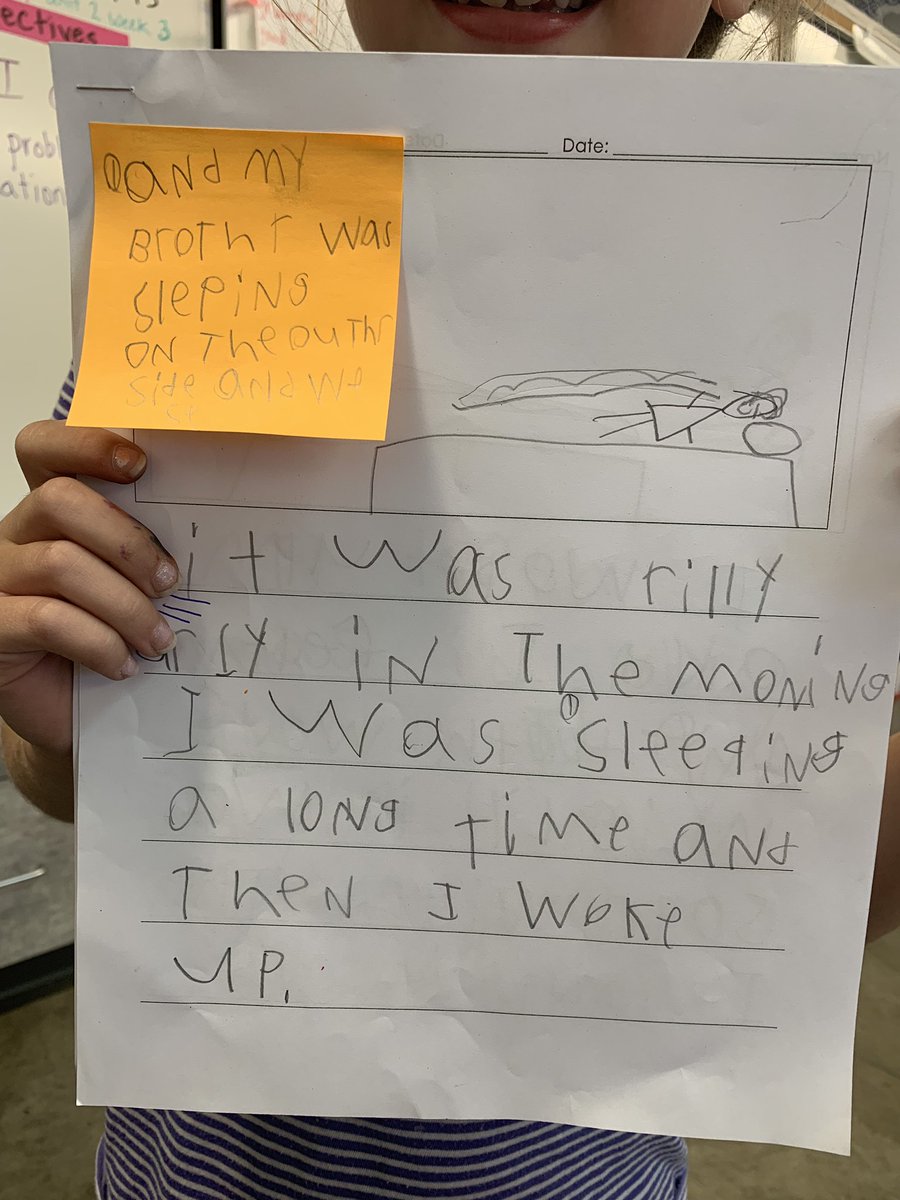 BaumgartnerRCSD's tweet image. So proud of our second graders! Using revision and editing during Writing Workshop! Makes me so happy to see how they are using writing strategies on their own! @LucyCalkins @RCSDOrchard #RCSDChampions #rcsdk8