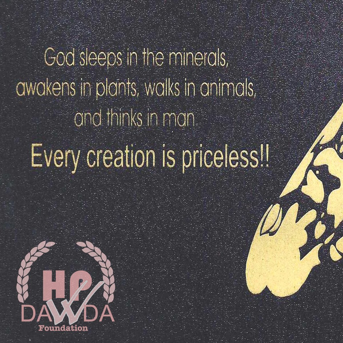 One small positive thought in the morning can change your whole day. Happy Thursday! #HPDawdaFoundation #ThursdayMotivation