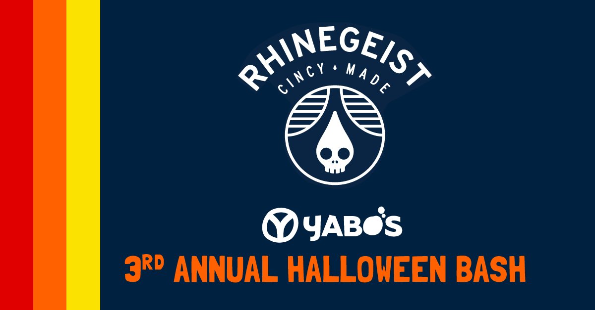 🎃👻Celebrate Halloween at our Westerville location next Tuesday for our 3rd Annual Halloween Bash and <a href="/rhinegeist/">Rhinegeist</a> Tap Takeover!
Get the deets: bit.ly/2Wc2Y7s