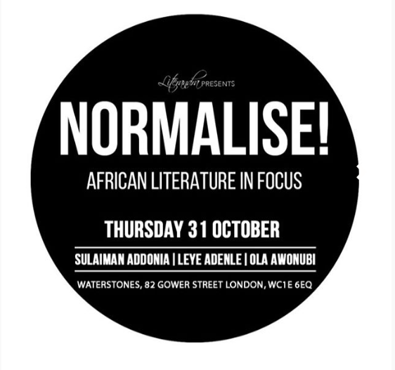 JessicaHuieMBE's tweet photo. In honour of Black history month, join #Literandra & authors @sulaimanaddonia @LeyeAdenle @createandwrite @Waterstones for an evening of thought provoking literary discussions about normalising the presence of African authors in the global mainstream https://t.co/uejMQbKMjm https://t.co/Pa6De3uNGD