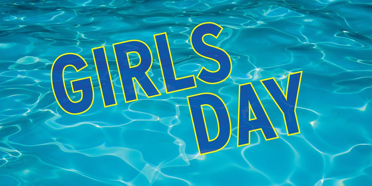 "Girls Day" text with water in background image
