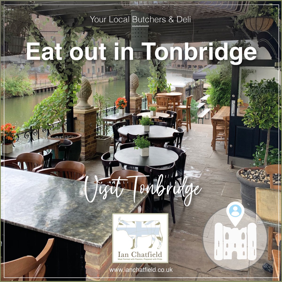 IanChatfield's tweet photo. Thinking where to eat out? π€ Enjoy good food & drink overlooking the River Medway and in sight of Tonbridge Castle at @Verdigristonbr1! π
βββ
#visittonbridge #eatout #lunch #dinner #restaurants #tonbridgerestaurants #diningout #supportlocal #shoplocal #localbiz https://t.co/MDvsRr1WVz