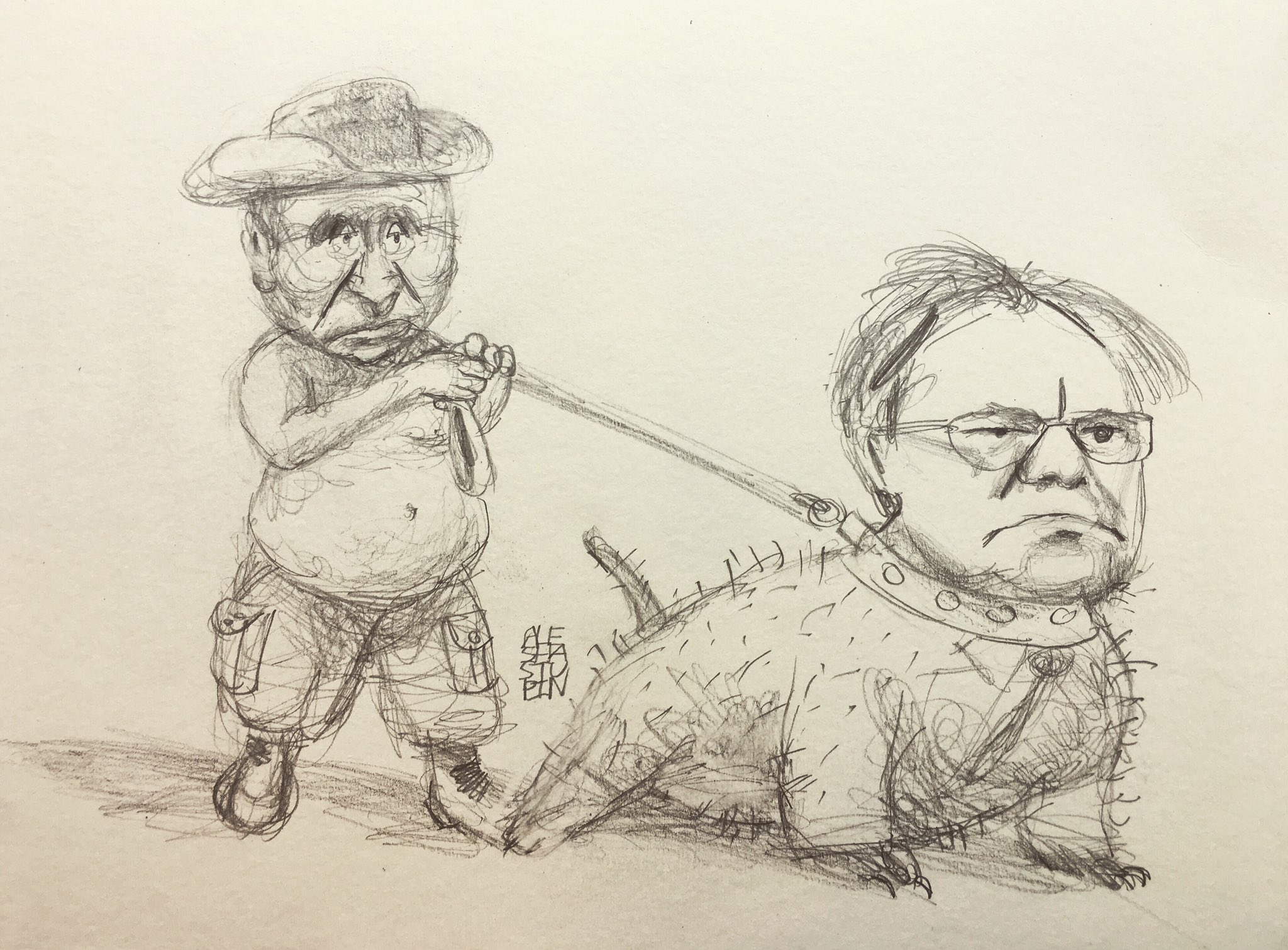 Карикатура на Володина