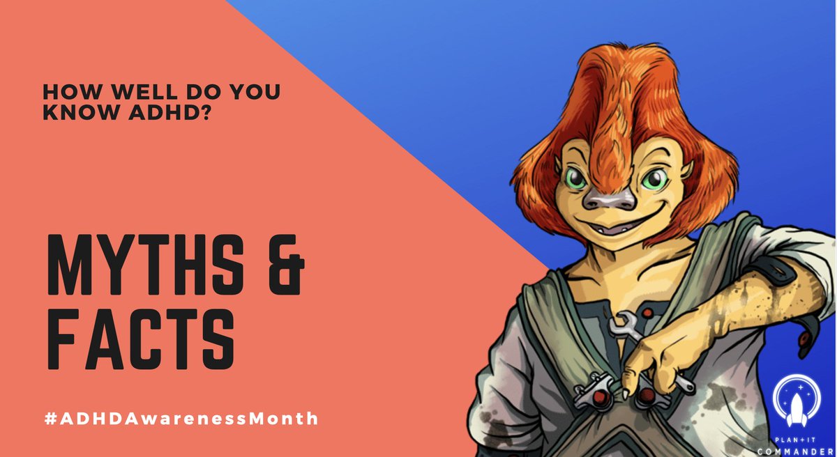 How well do you know #ADHD ? 🤓#ADHDmyths and Facts by <a href="/ADHDmonth/">ADHDAwarenessMonth</a>  🙌 #ADHDAwarenessMonth snip.ly/nmyv8r#https:/…