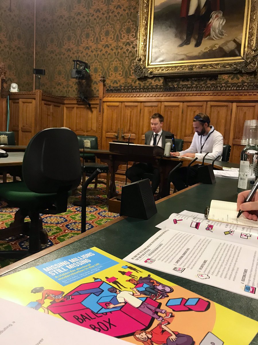 Fantastic discussions in #Parliament tonight about voter registration, democracy and youth engagement, as the Missing Millions report was formally launched at the <a href="/appgDP/">APPG Democracy</a> 

The truly cross party group goes live with great things to come from <a href="/beatfreeks/">Beatfreeks</a> as the new secretariat!