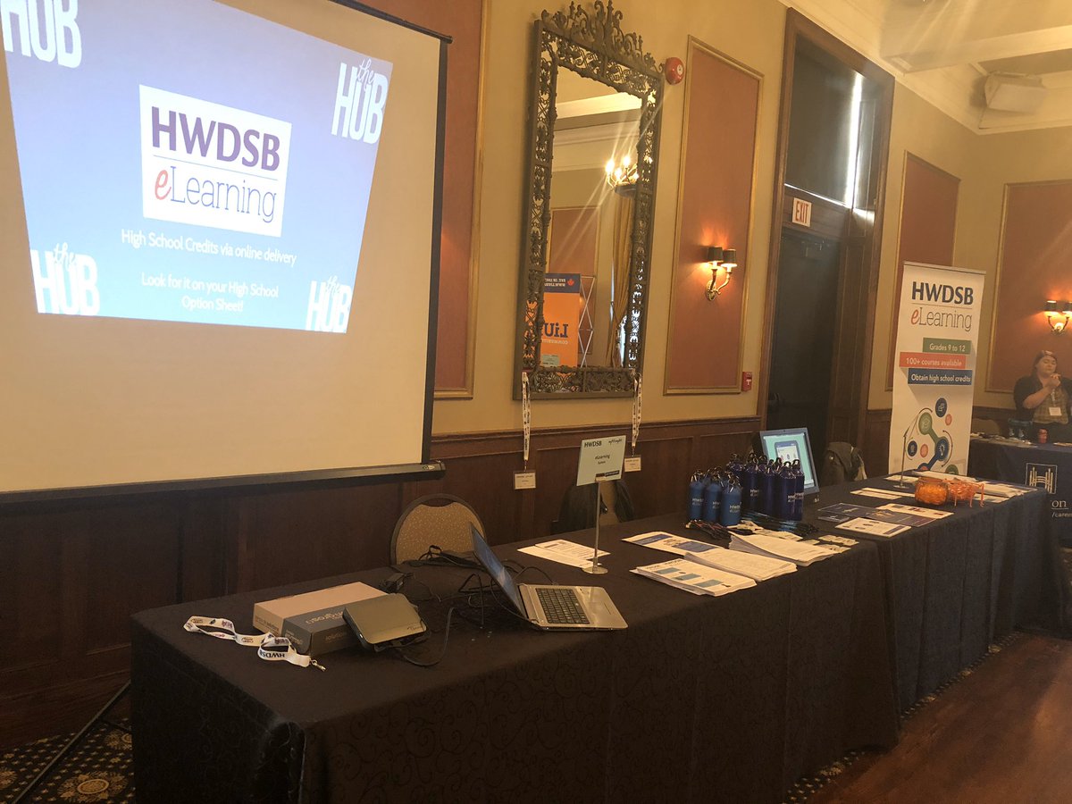 mrjallison's tweet image. Great night at My Path, My Way! Thank you to the organizers who put it all together. We were really proud to showcase the @HWDSB_eLearning program! Big thanks to the teachers who came out to support our table and discuss their courses @connjohnolly @McKegger @marwylie_wylie