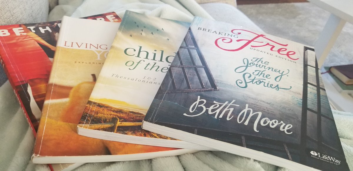 Mollso_Hard's tweet photo. Flipping through old studies I've done by @BethMooreLPM and am so thankful for her wisdom and guidance. These studies were especially impactful as I was in college and starting to figure out the world. Much love, Beth. Your work has blessed so many. https://t.co/DMbQgtfgp5