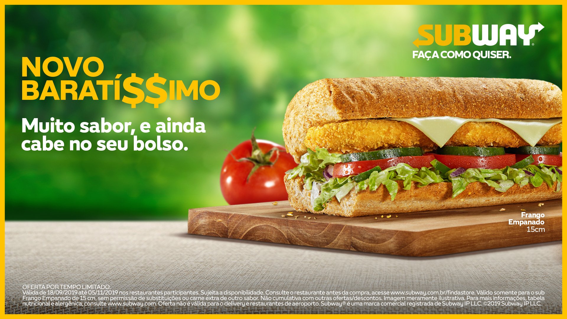 SUBWAY® Brasil on X: Já deu as boas-vindas ao Baratíssimo Steak