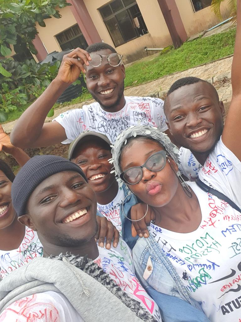 afeezolayinka_1's tweet photo. Earlier today, I joined my colleagues, Futa Class of 2019, in signing out. 5 +1 years in Futa has not been easy. Alhamdulillah, God all the way. I'm graduating from the Noble Surveying and Goeinformatics Department, FUTA.
#valiant #futaclassof2019 #valiantsignout https://t.co/V6hPFhg2Bq