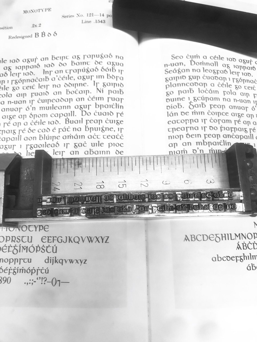 Typesetting as Gaeilge