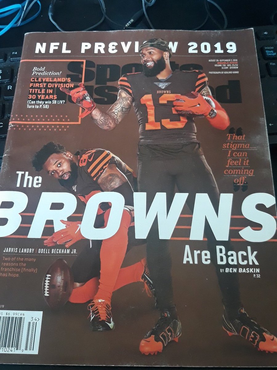 Great magazine, NFL preview 2019. Hard to get in Chile, in fact, imposible.