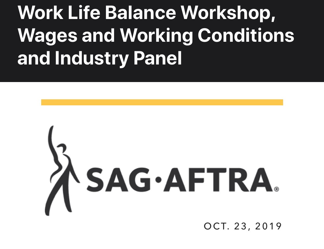 Angry_Actor's tweet image. Work/life balance workshop because god knows all of us actors work too much amiright?! Thanks @sagaftra for always having your finger on the pulse 🤮🤮 #cmail #setlife #blessed #actorslife #sagaftra