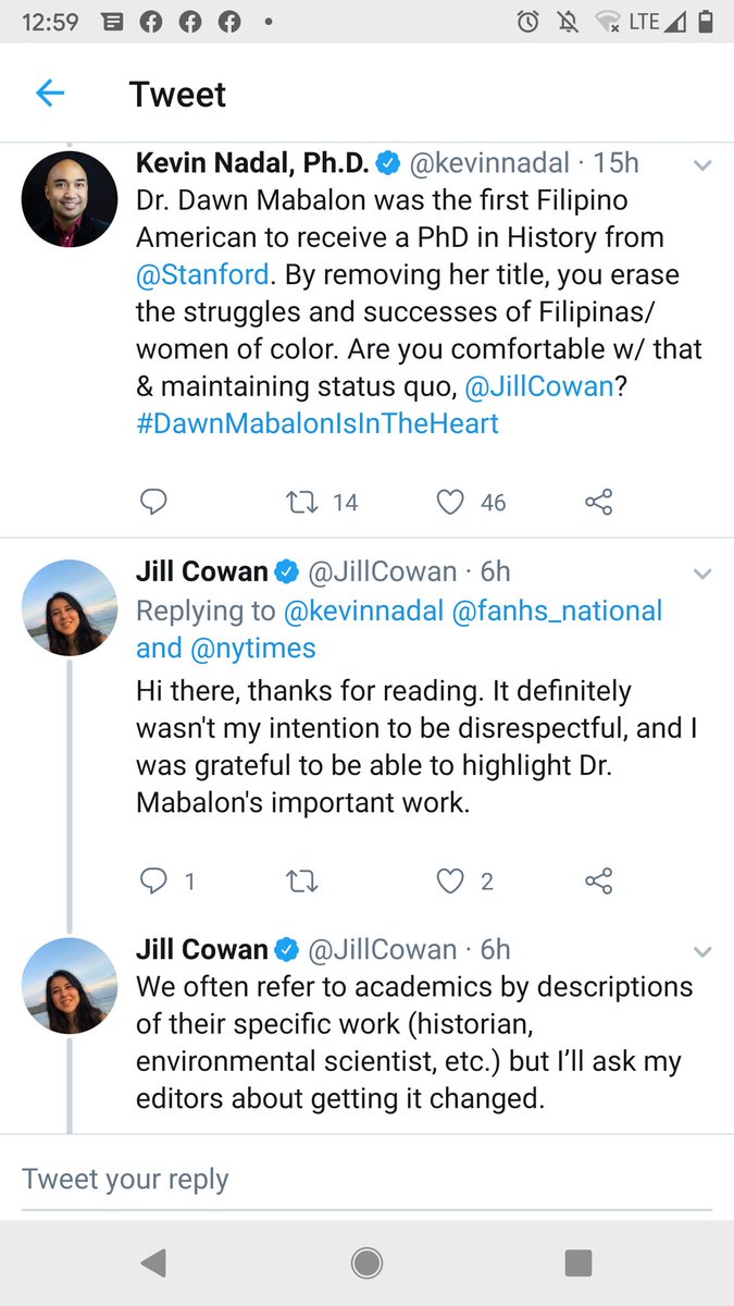 Salamats to @kevinnadal and @fanhs_national for bringing attention to this. Hopefully @JillCowan is able to move forward with edits @nytimes. Representation matters; and the respectful and correct representation for our ancestors even more so. #fahm2019 #dawnmabalonisintheheart