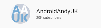 AndyCr15's tweet photo. Reasonably big milestone passed for #AndroidAndyUK, my YouTube tech channel.  Today I passed 20,000 subscribers!

#AAUK #YouTube https://t.co/qvhgA9mISc