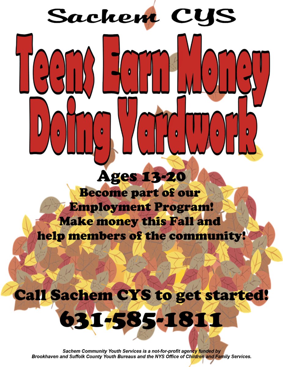 SachemCYS's tweet photo. @sachemhsnorth @sachemhseast @sachem @sachemcys @jobsforteens https://t.co/123f0xuraW