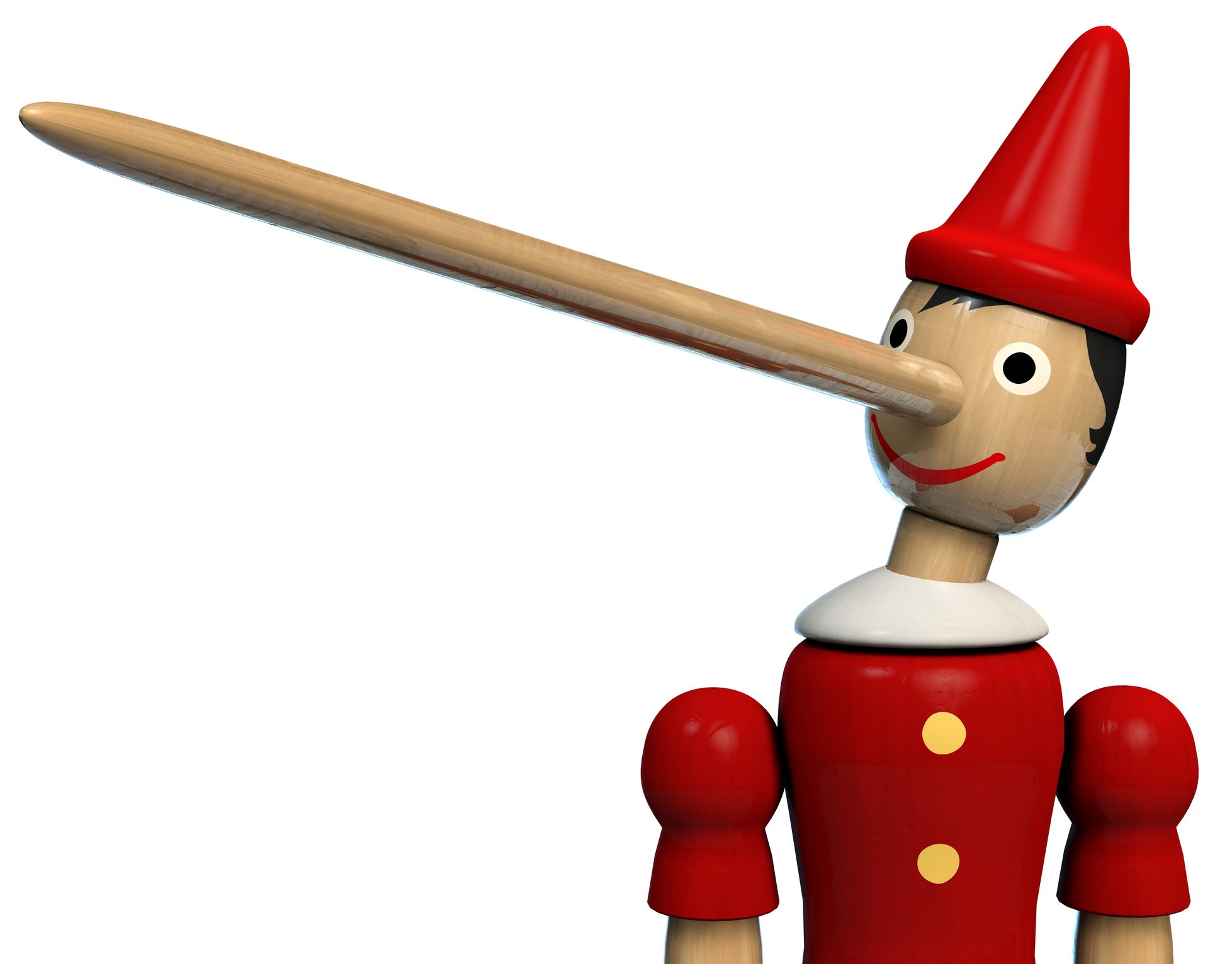 Pinocchio long nose