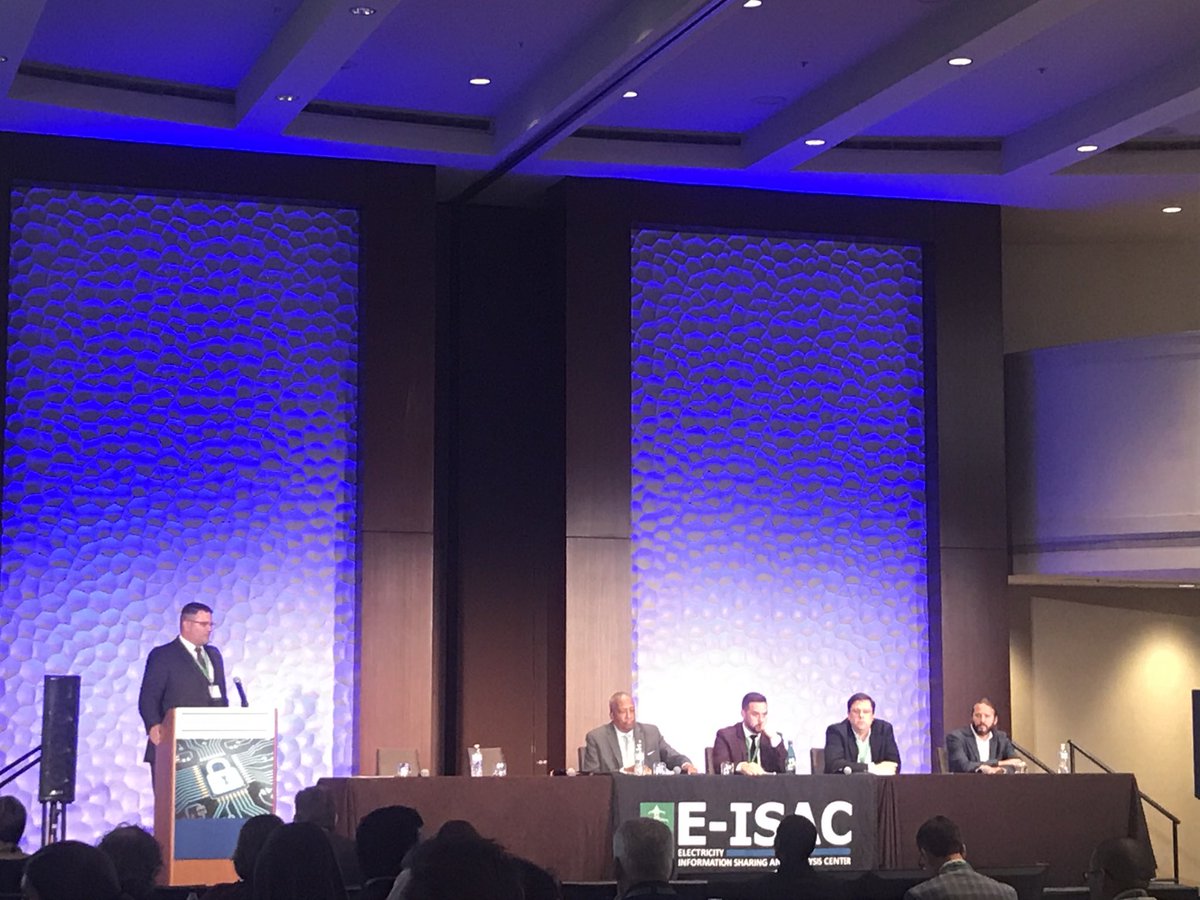 tnvolsfan29's tweet image. Future threat panel #GridSecCon @electricfork⁩ ⁦@DragosInc⁩ Ben Blakey, Jason Stenstrom Zach Tudor ⁦@INL⁩