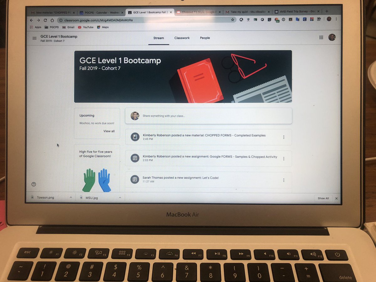 teach2dfuture's tweet photo. Today is the start of our 3-day GCE Level 1 Bootcamp. Teachers were totally engaged in using the Google Suits tools. We also joined the #UnityDay2019 celebration as support against #bullying. #StopBullying #pgcpsorange #PGCPSUnityDay #t3gce @t3pgcps @pgcps @AshannaWongWing https://t.co/KpnAy9K3F9