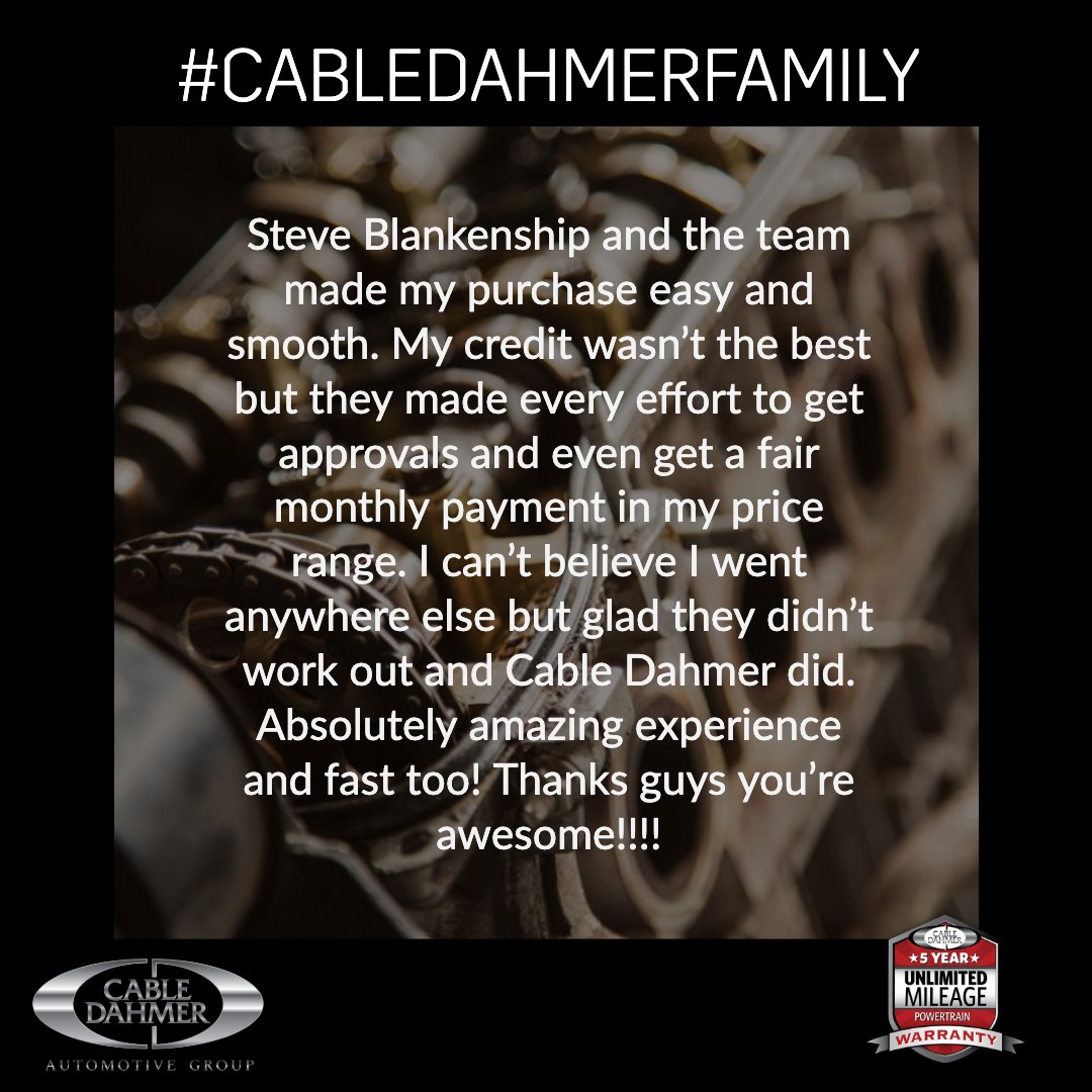CDAutoDirect's tweet image. Welcome to the #cabledahmerfamily!